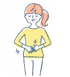 お腹の調子を整える